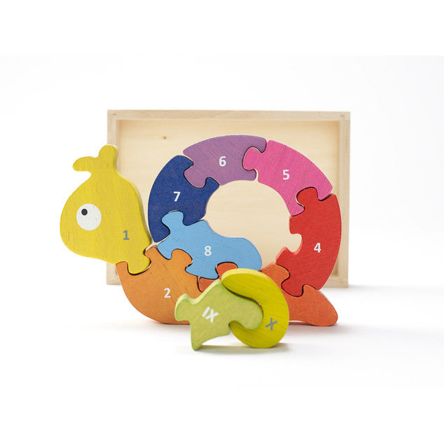 Begin Again Number Snail Puzzle