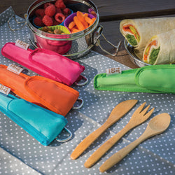 To-Go Ware Kids Bamboo Utensil Set, 3 Spoons & 3 Forks
