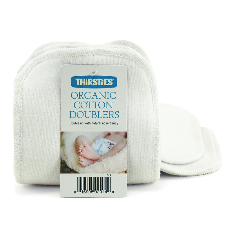 Thirsties Organic Cotton Doublers, 3 pack