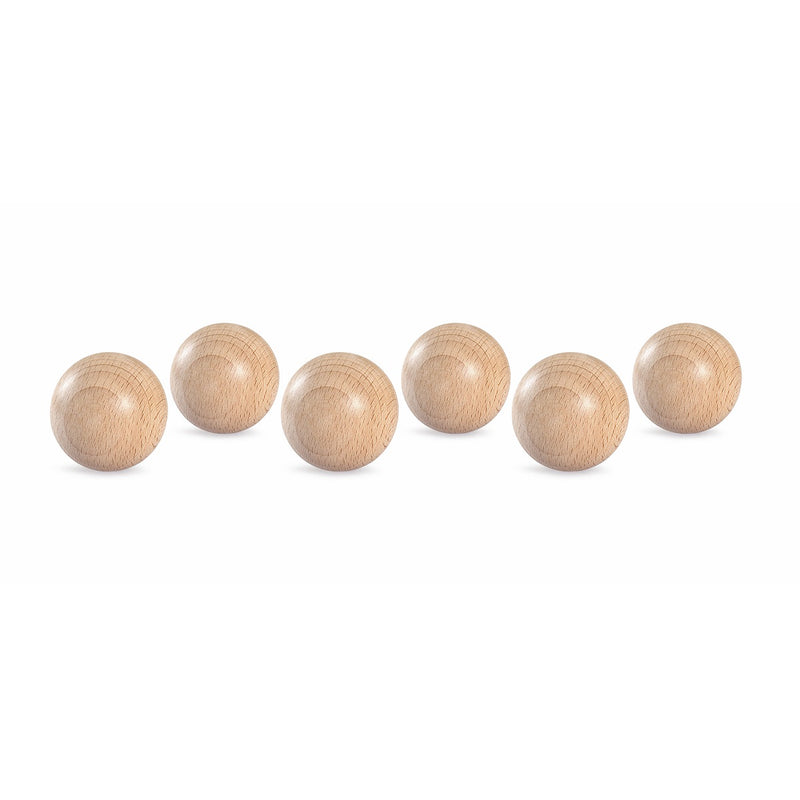 Grapat Natural Wood Balls, 6 pcs