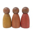 Grapat Wood Dark Colour Nins 3 pcs
