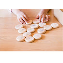 Grapat Wood Coins, 60 pcs