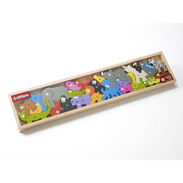Begin Again Animal Parade A to Z Puzzle & Playset