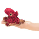 Folkmanis Mini Red Octopus Finger Puppet