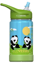 The Frost EcoVessel Insulated Stainless Steel Water Bottle with Straw, 12 oz