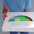 Grimm's Learning Stepped Pyramid 4x4cm Building Set *back-order (estimated shipping early Sept)