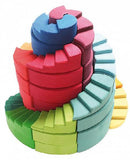 Grimm's Counter Rotating Stepped Spiral, Rainbow