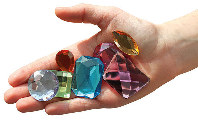 Grimm's Giant Acrylic Glitter Stones