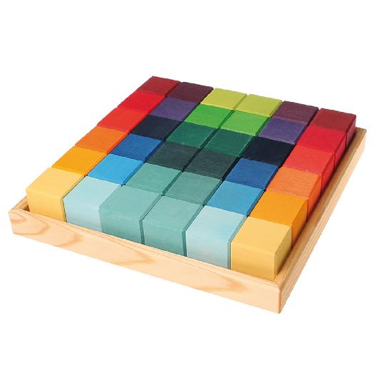 Grimm's Building Set Squares 4 x 4 cm Building Sets
