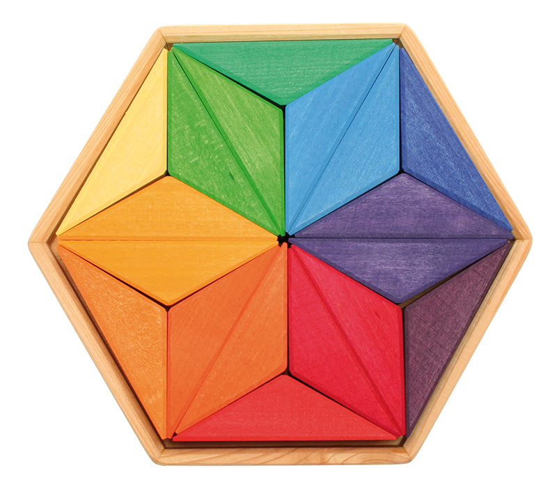 Grimm's Mini Puzzle for Building, Complementary Star