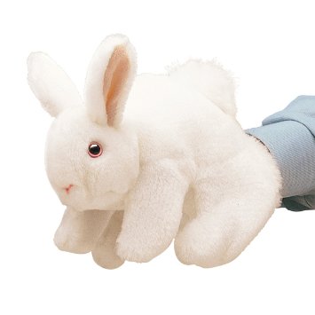 Folkmanis White Bunny Rabbit Puppet