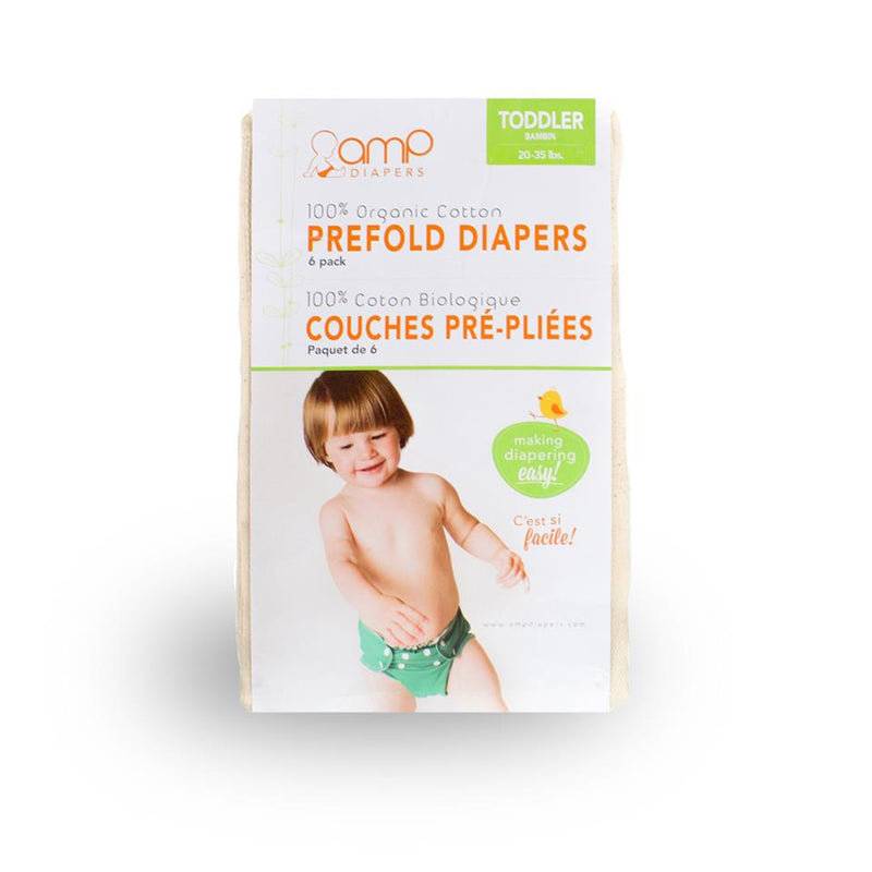 AMP Prefold Diapers