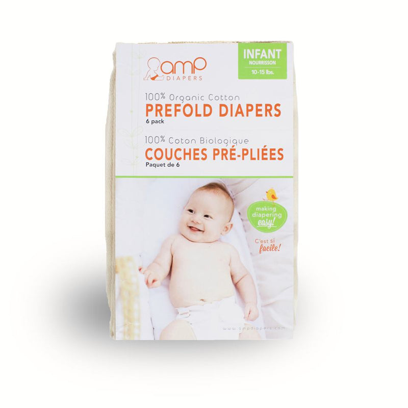AMP Prefold Diapers