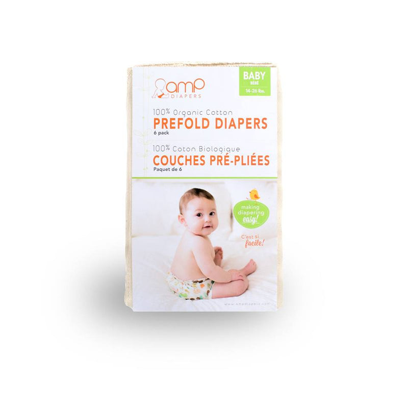 AMP Prefold Diapers