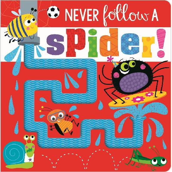 Never Follow a Spider Board Book