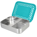 LunchBots Large Trio Stainless Steel 3 Comparment Bento Box