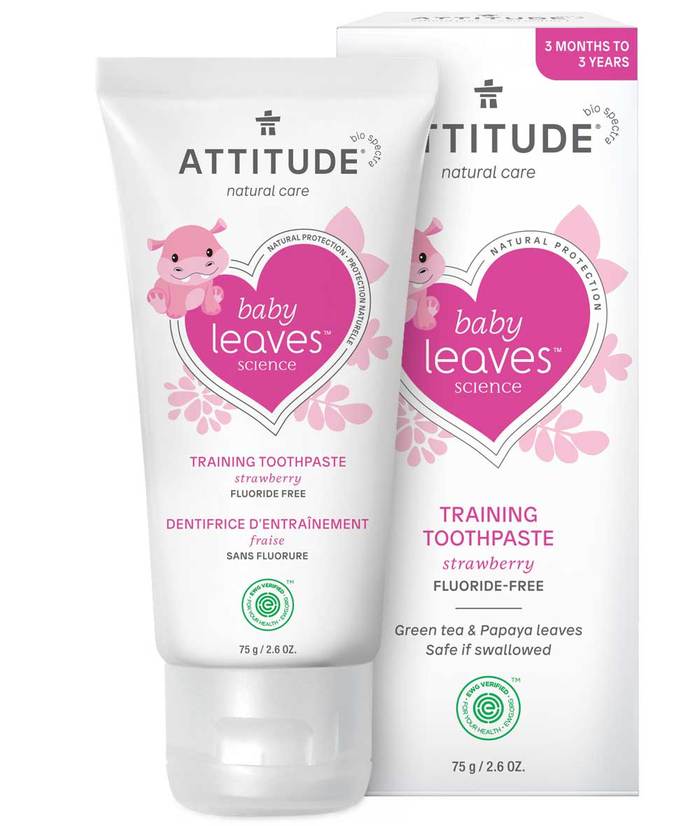 Attitude Fluoride Free Training Toothpaste