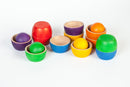 Grapat Wood Coloured Bowls and Balls