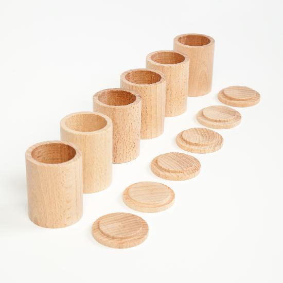 Grapat Natural Cups with Lids