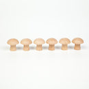 Grapat Natural Wood Mushrooms, 6 pcs