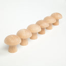 Grapat Natural Wood Mushrooms, 6 pcs