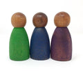 Grapat Wood Dark Colour Nins 3 pcs