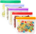 (re)zip Leakproof Reusable Lunch Storage Bags (5-Pack)
