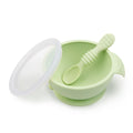 Bumkins Silicone First Feeding Set w/Lid & Spoon