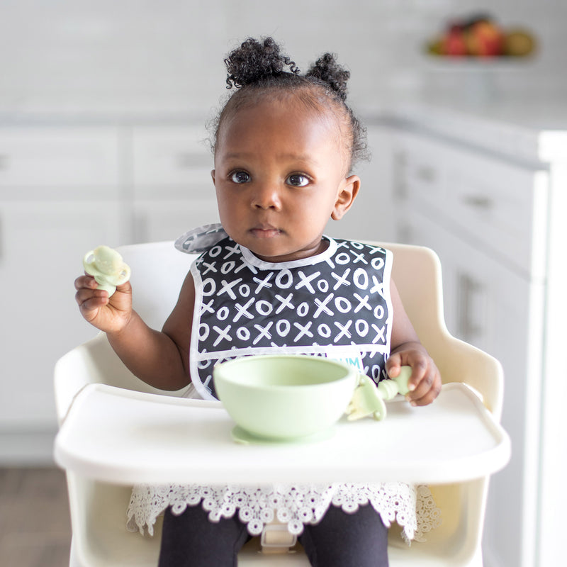 Bumkins Silicone First Feeding Set w/Lid & Spoon