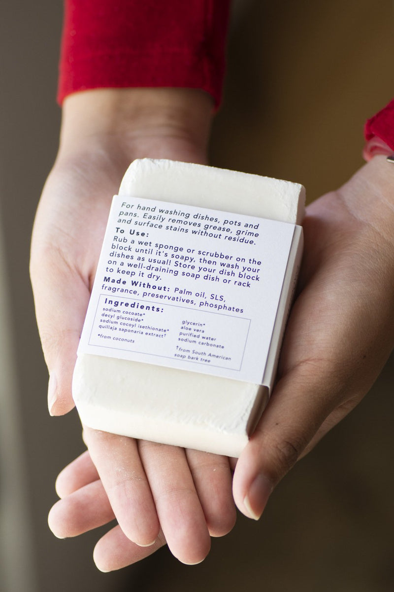 Zero Waste Dish Washing Block