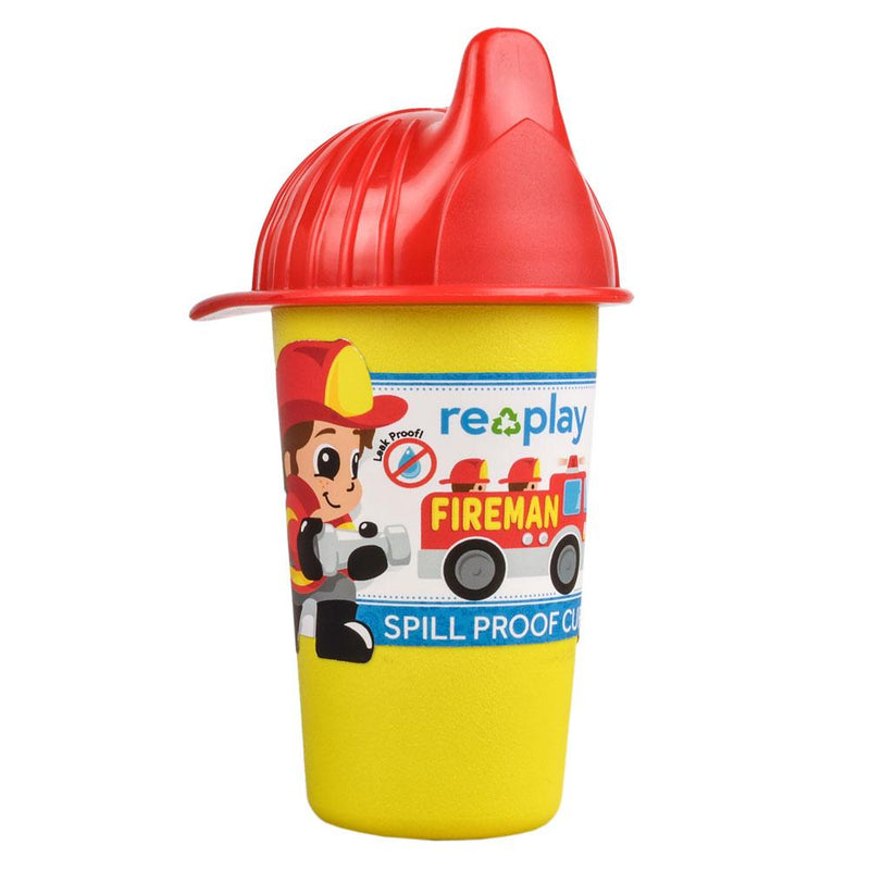 Re-Play No-Spill Cups - Princess & Firefighter