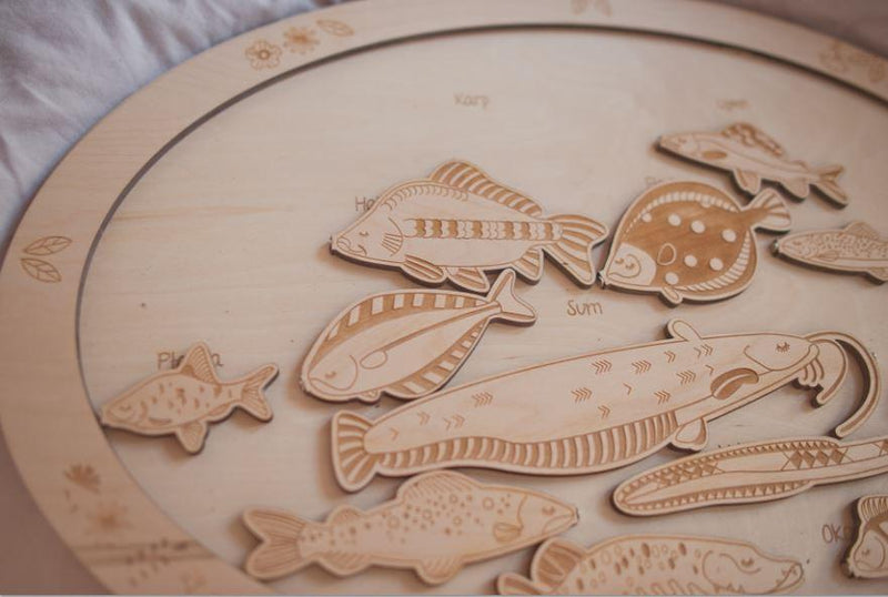 Plenty of Fish in the Sea Wooden Puzzle