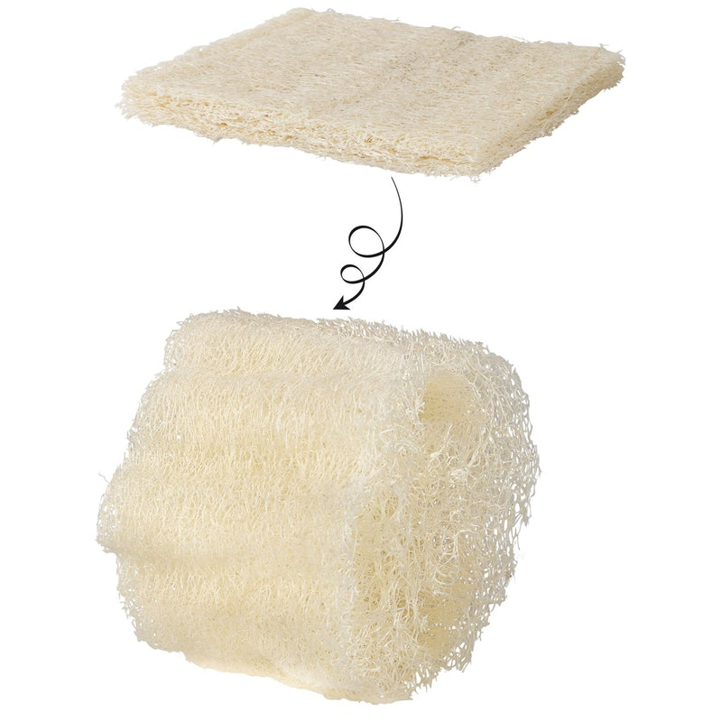 Sitti Bath & Body Natural Loofah Sponge, 3 pack