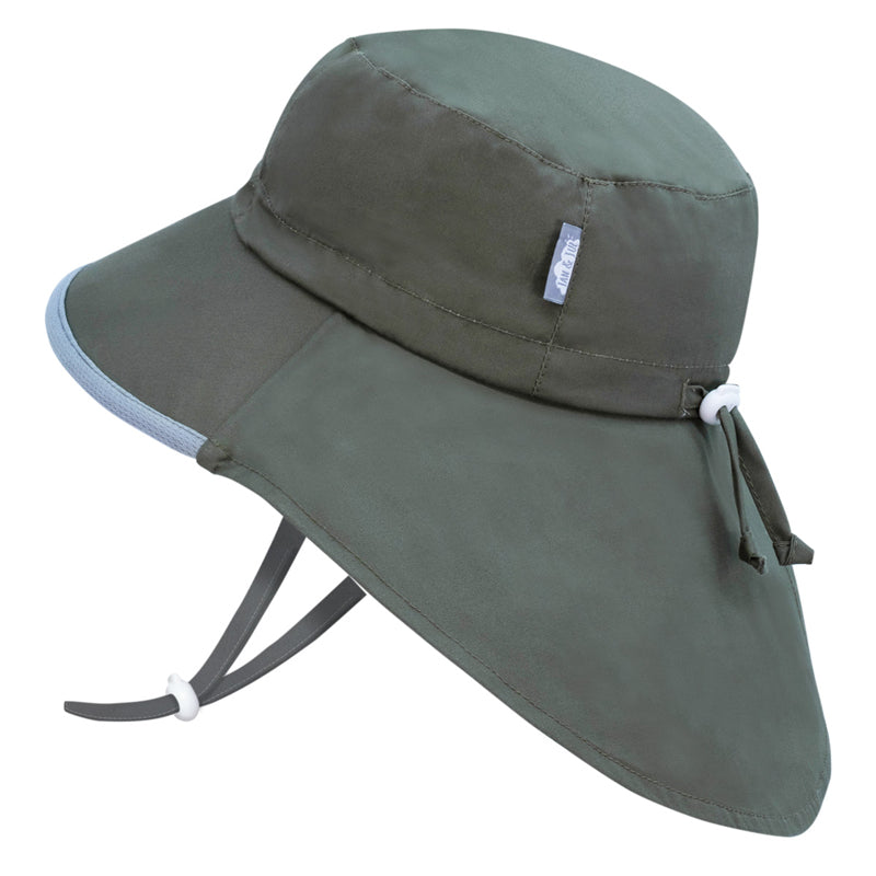 Jan & Jul Gro-With-Me Cotton Adventure Sun Hat S / Army Green