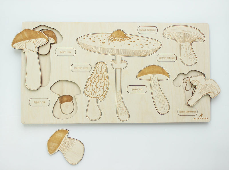 Mushroom Wooden Puzzle