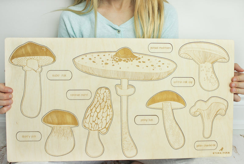 Mushroom Wooden Puzzle