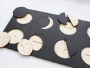 Moon Phase Wooden Puzzle