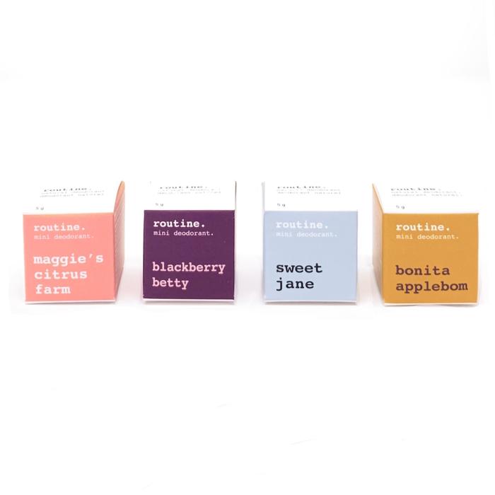 Routine Natural Deodorant Sweet Emotions Minis Kit