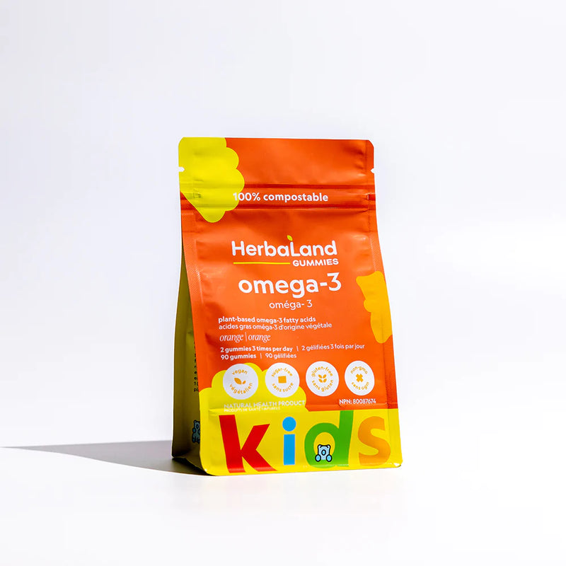 Herbaland Vegan Omega-3 for Kids, 90ct