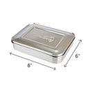 LunchBots Cinco Stainless Steel 5 Comparment Bento Box