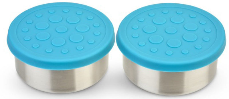 LunchBots Large (4.5oz) Stainless Steel Dip Containers, set of 2