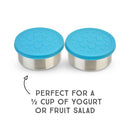 LunchBots Large (4.5oz) Stainless Steel Dip Containers, set of 2