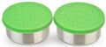 LunchBots Large (4.5oz) Stainless Steel Dip Containers, set of 2