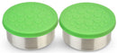 LunchBots Large (4.5oz) Stainless Steel Dip Containers, set of 2