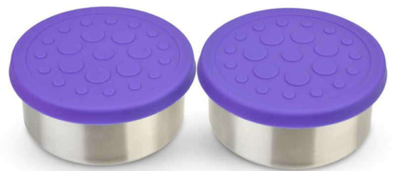 LunchBots Large (4.5oz) Stainless Steel Dip Containers, set of 2