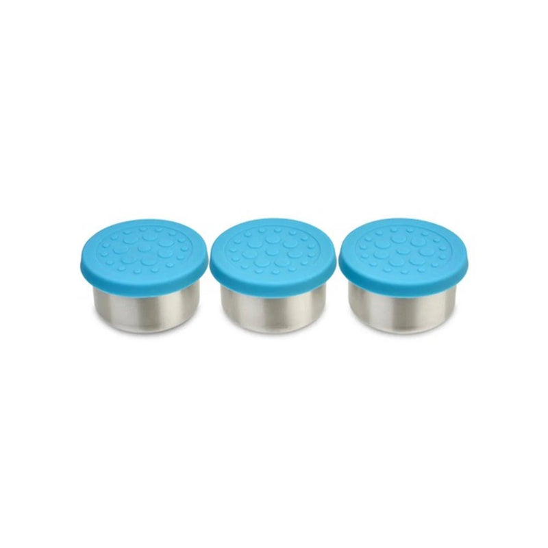 LunchBots Small (1.5oz) Stainless Steel Dip Containers, set of 3