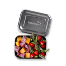 LunchBots Small Stainless Steel 2 Compartment Snack Packer