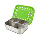 LunchBots Medium Quad Stainless Steel Bento Box
