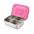 LunchBots Medium Quad Stainless Steel Bento Box