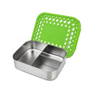 LunchBots Medium Trio Stainless Steel Bento Box